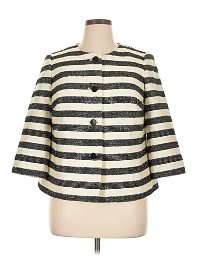 Pre-owned Talbots Blazer Jacket In Gold