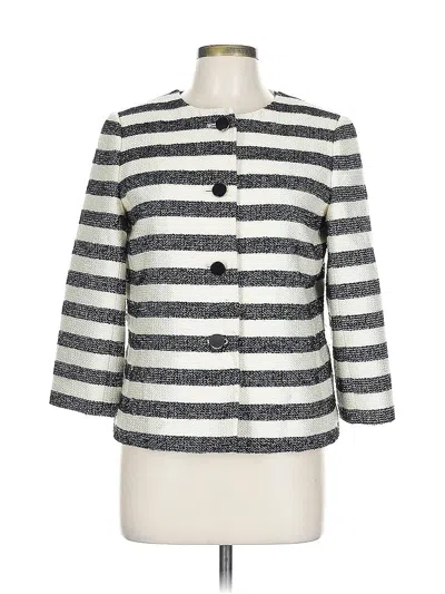 Pre-owned Talbots Blazer Jacket In Gray