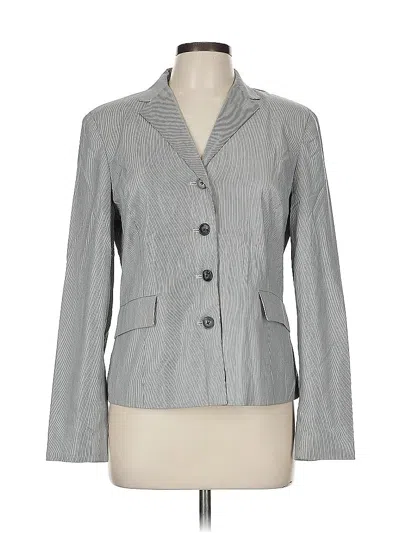 Pre-owned Talbots Blazer Jacket In Gray