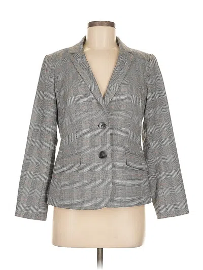 Pre-owned Talbots Blazer Jacket In Gray