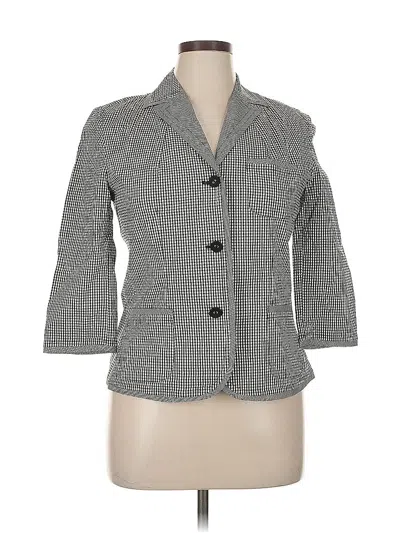 Pre-owned Talbots Blazer Jacket In Gray