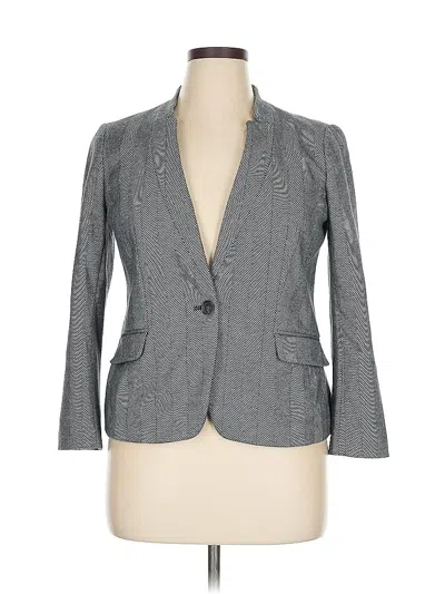 Pre-owned Talbots Blazer Jacket In Gray