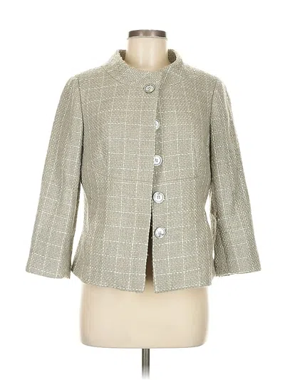 Pre-owned Talbots Blazer Jacket In Gray