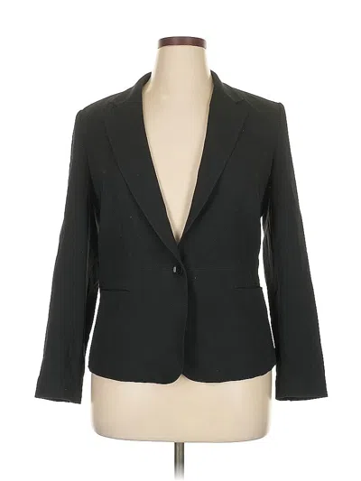 Pre-owned Talbots Blazer Jacket In Gray