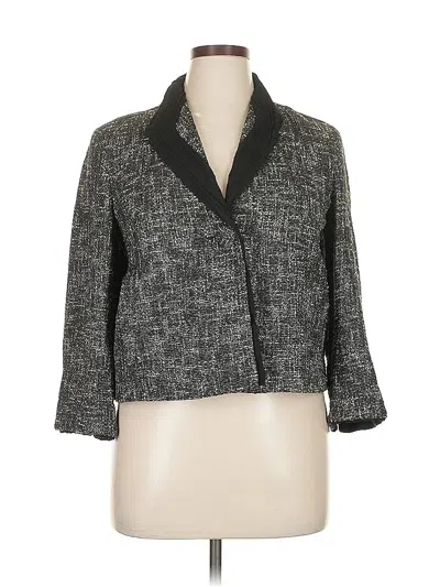 Pre-owned Talbots Blazer Jacket In Gray