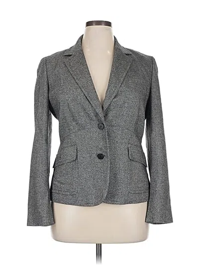 Pre-owned Talbots Blazer Jacket In Gray