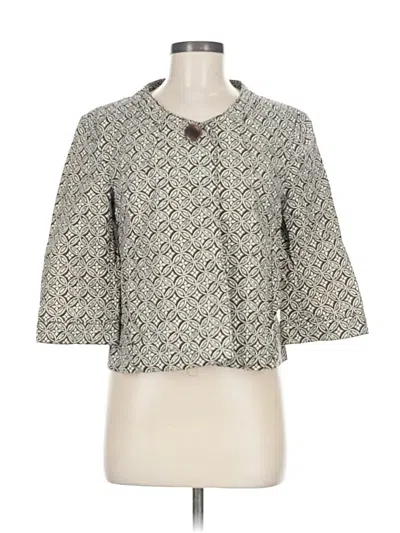 Pre-owned Talbots Blazer Jacket In Gray