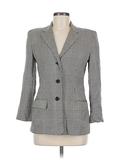 Pre-owned Talbots Blazer Jacket In Gray