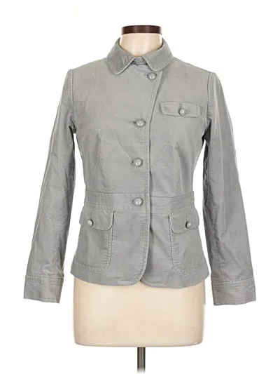 Pre-owned Talbots Blazer Jacket In Gray