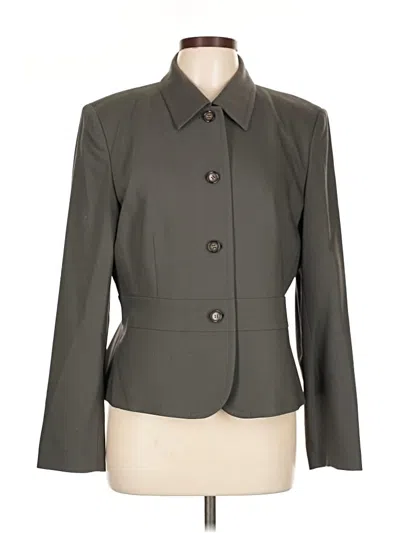 Pre-owned Talbots Blazer Jacket In Gray