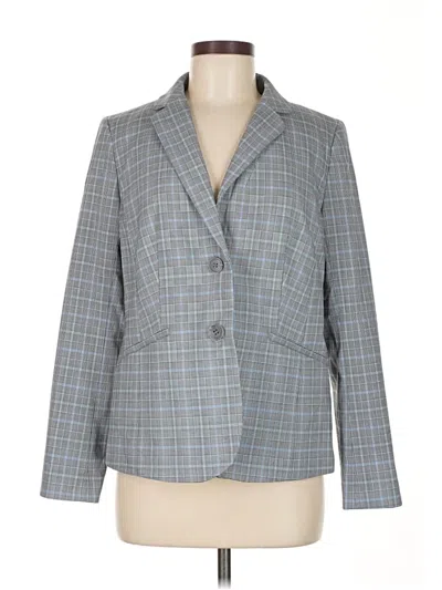 Pre-owned Talbots Blazer Jacket In Gray