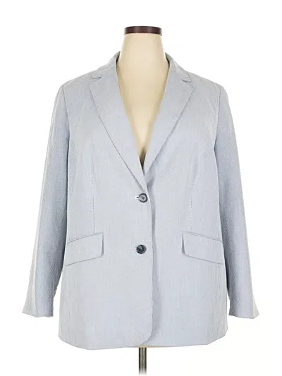 Pre-owned Talbots Blazer Jacket In Gray