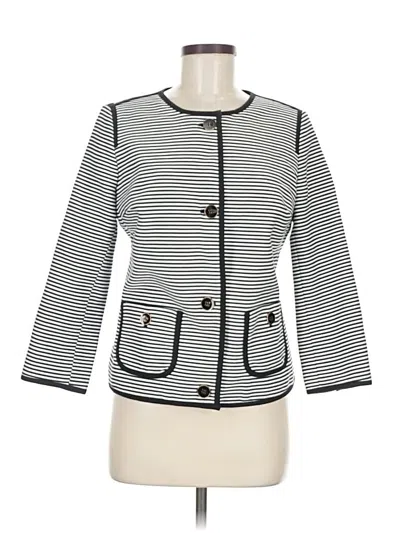 Pre-owned Talbots Blazer Jacket In Gray