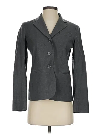 Pre-owned Talbots Blazer Jacket In Gray