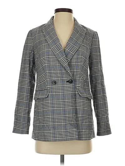 Pre-owned Talbots Blazer Jacket In Gray