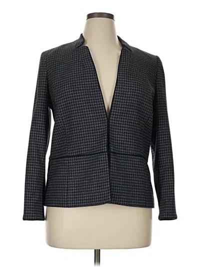 Pre-owned Talbots Blazer Jacket In Gray