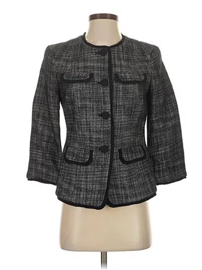 Pre-owned Talbots Blazer Jacket In Gray