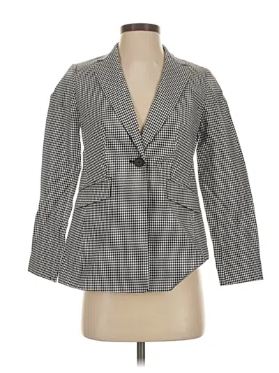 Talbots Blazer Jacket In Gray