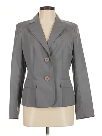 Pre-owned Talbots Blazer Jacket In Gray