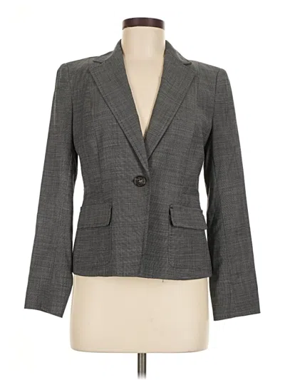 Pre-owned Talbots Blazer Jacket In Gray