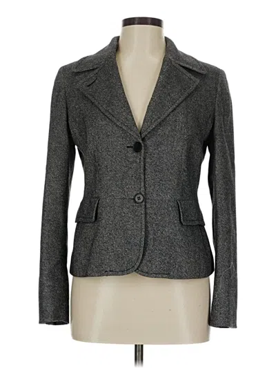 Pre-owned Talbots Blazer Jacket In Gray