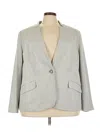 Talbots Blazer Jacket In Gray