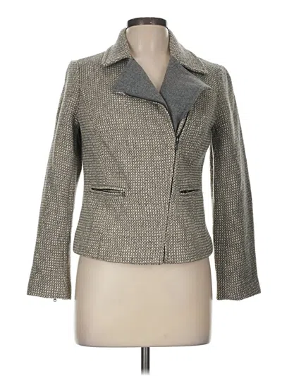 Pre-owned Talbots Blazer Jacket In Gray