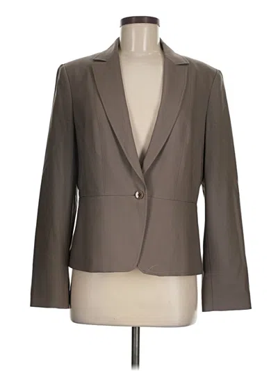 Pre-owned Talbots Blazer Jacket In Gray