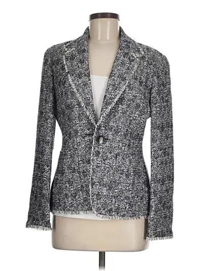 Pre-owned Talbots Blazer Jacket In Gray