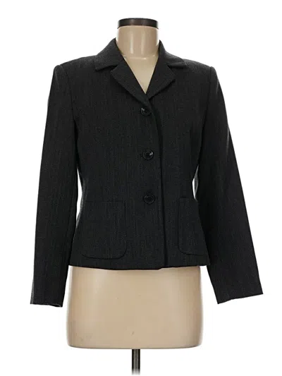 Pre-owned Talbots Blazer Jacket In Gray