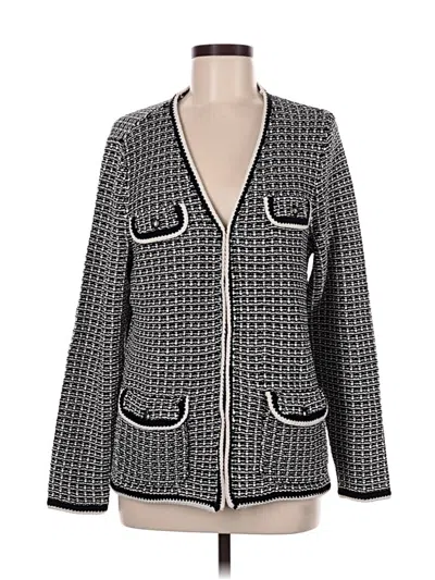 Pre-owned Talbots Blazer Jacket In Gray