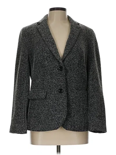 Pre-owned Talbots Blazer Jacket In Gray