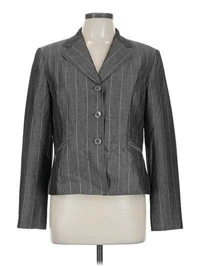 Pre-owned Talbots Blazer Jacket In Gray