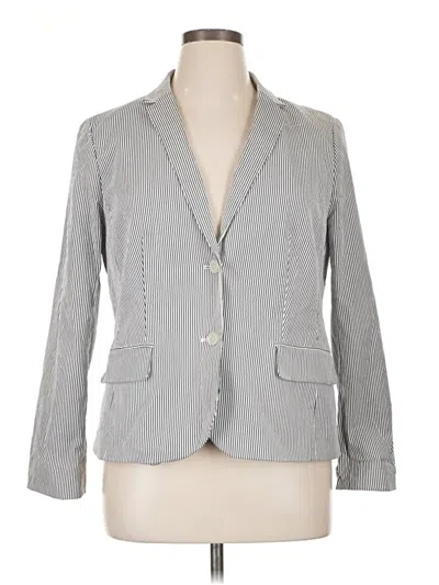 Pre-owned Talbots Blazer Jacket In Gray