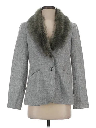 Pre-owned Talbots Blazer Jacket In Gray
