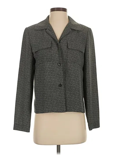 Pre-owned Talbots Blazer Jacket In Gray