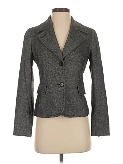 Pre-owned Talbots Blazer Jacket In Gray