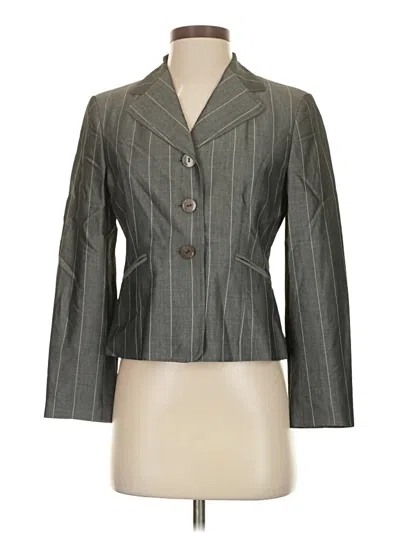 Pre-owned Talbots Blazer Jacket In Gray