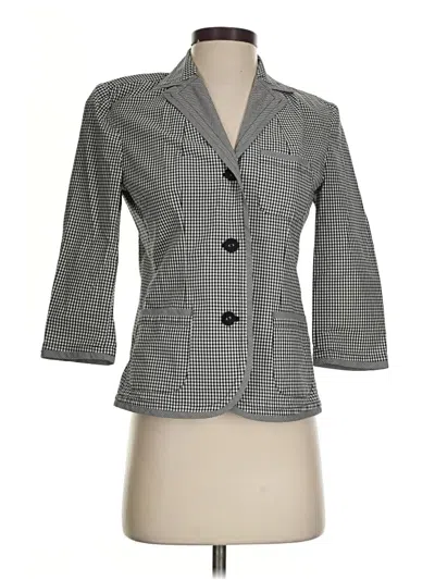 Pre-owned Talbots Blazer Jacket In Gray