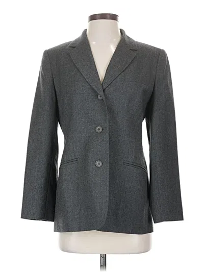 Pre-owned Talbots Blazer Jacket In Gray