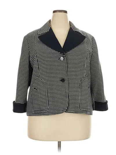 Pre-owned Talbots Blazer Jacket In Gray