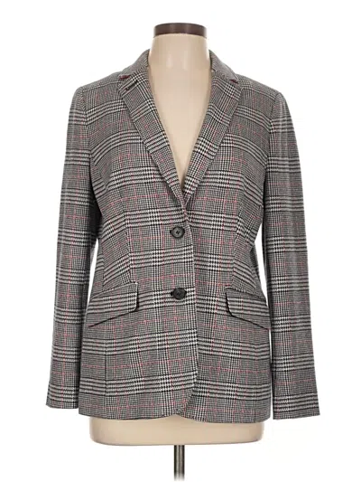 Pre-owned Talbots Blazer Jacket In Gray