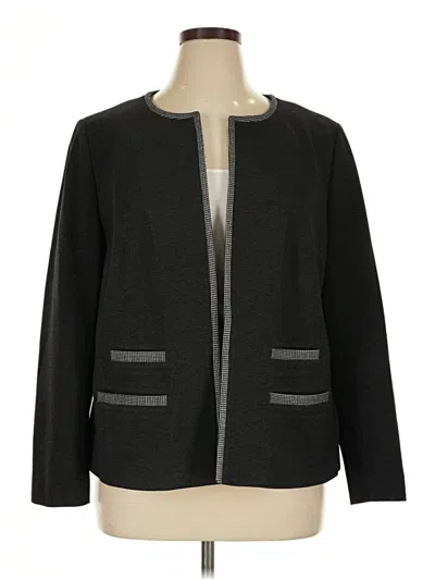 Pre-owned Talbots Blazer Jacket In Gray