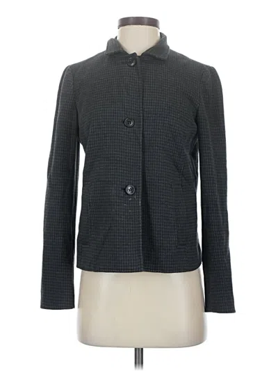 Pre-owned Talbots Blazer Jacket In Gray