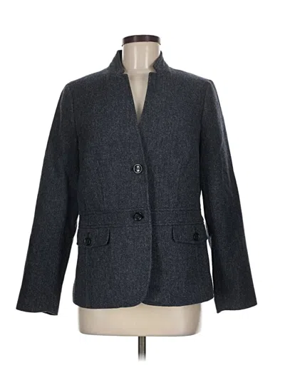 Pre-owned Talbots Blazer Jacket In Gray