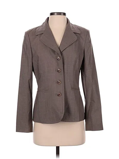Pre-owned Talbots Blazer Jacket In Gray