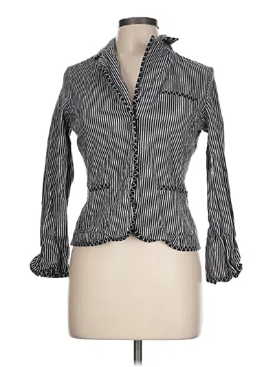 Pre-owned Talbots Blazer Jacket In Gray