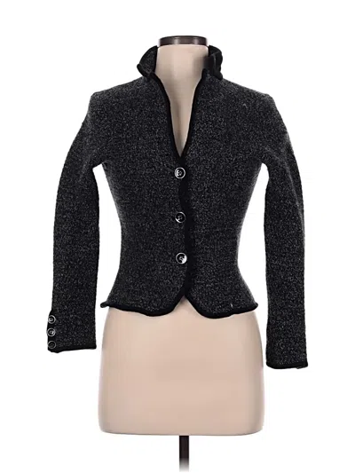 Pre-owned Talbots Blazer Jacket In Gray