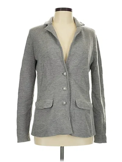 Pre-owned Talbots Blazer Jacket In Gray