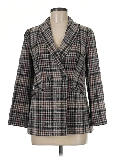 Pre-owned Talbots Blazer Jacket In Gray
